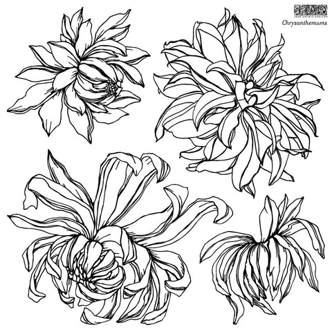 Chrysanthemum 12×12 IOD Stamp™